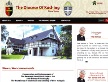 Tablet Screenshot of diocesekuching.org